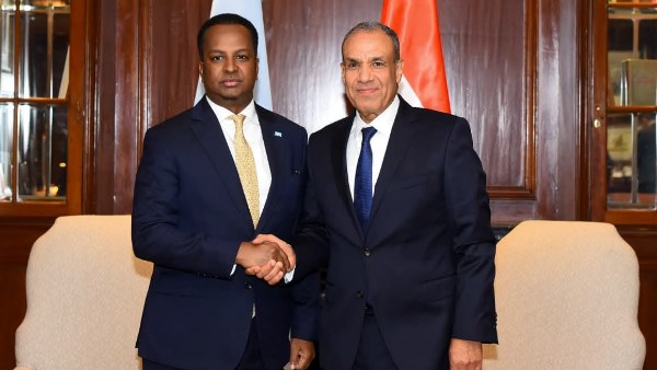وزير الخارجية ونظيره الصومالي