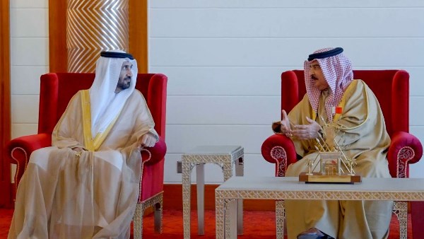 ملك البحرين ورئيس البرلمان العربي 