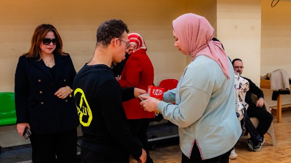 جانب من الفعالية الفنية للأشخاص ذوي الإعاقة