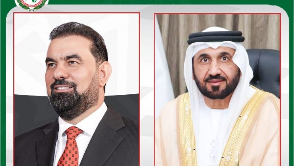 اليماحي يهنئ الحلبوسي بمناسبة انتخابه رئيسًا لمجلس النواب 