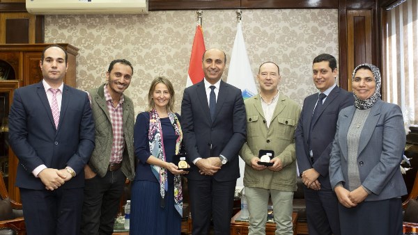 جامعة دمنهور تستقبل وفد جامعة إكستريمادورا