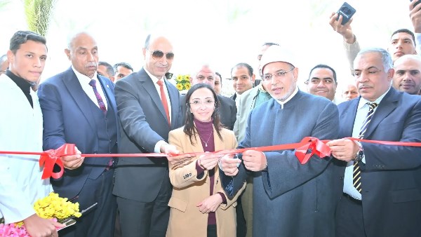 وضع حجر الأساس لكلية الطب البيطري جامعة الأزهر بحوش عيسى