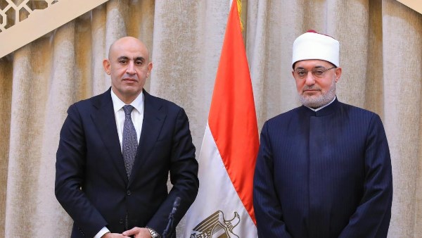 وزير التعليم مع مفتي الديار المصرية