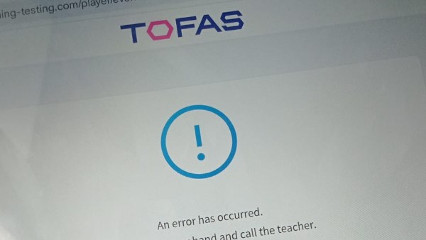 تعطُل منصة امتحان البرمجة