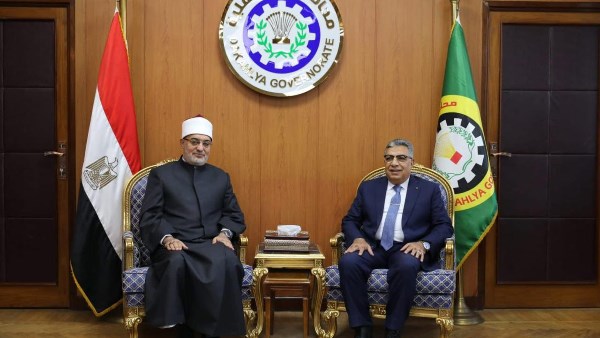 مفتي الجمهورية مع محافظ الدقهلية 