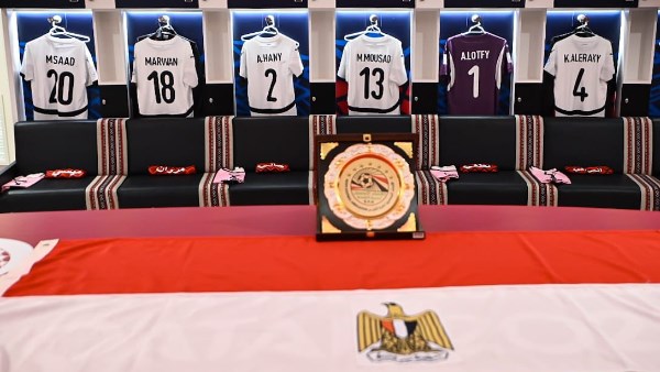 غرفة ملابس منتخب مصر