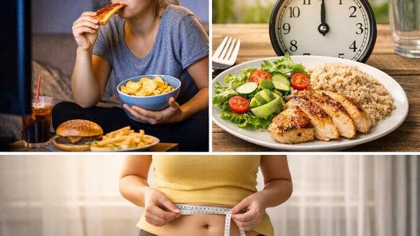 خطأ واحد في الأكل يزيد الوزن حتى مع الرجيم   