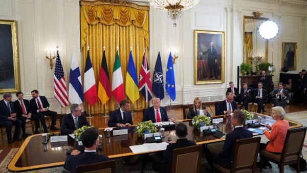 لقاء سابق لترامب مع قادة أوروبا 