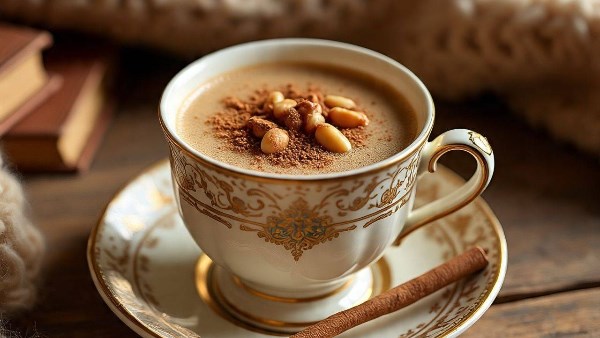 طريقة عمل مشروب السحلب بالمستكة من ألذ الوصفات 