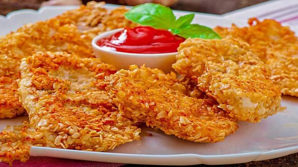 طريقه الدجاج البانيه المقرمش