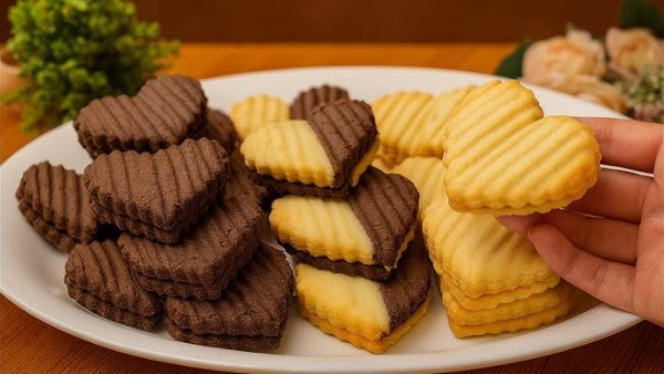 طريقة تحضير بسكويت الكاكا هشّ وناعم .