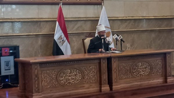 وزير الأوقاف خلال المؤتمر