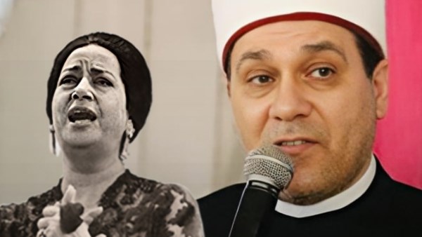 مظهر شاهين وأم كلثوم