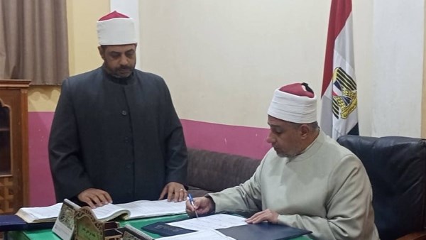 استمرار حملات المرور الميدانية لمدير مديرية أوقاف الغربية لضبط العمل الدعوي