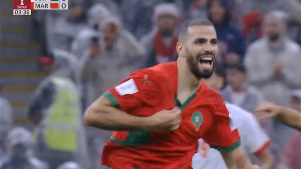 هدف المغرب في الاردن 