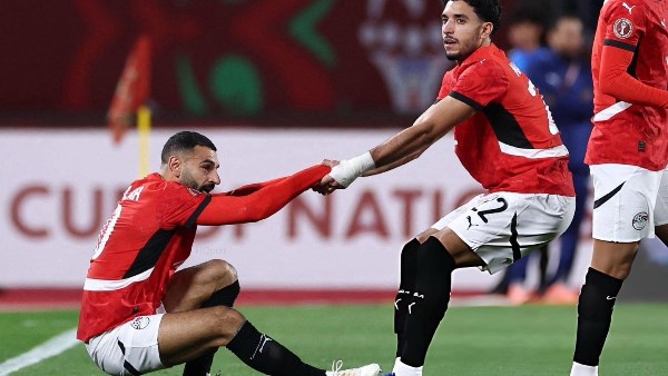 عمر مرموش وصلاح مع منتخب مصر