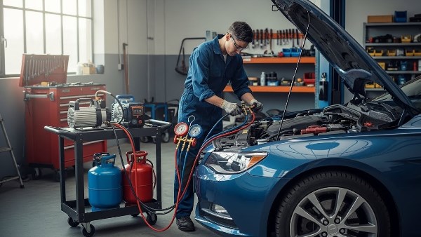 الحفاظ علي نظام التكييف بالسيارات