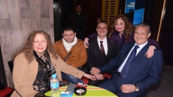 الراحل فاروق الفيشاوي والراحلة سمية الألفي