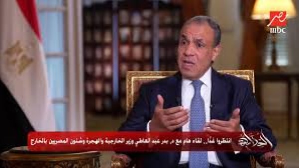 وزير الخارجية بدر عبد العاطي