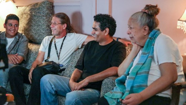 سمية الألفي داخل لوكيشن فيلم سفاح التجمع