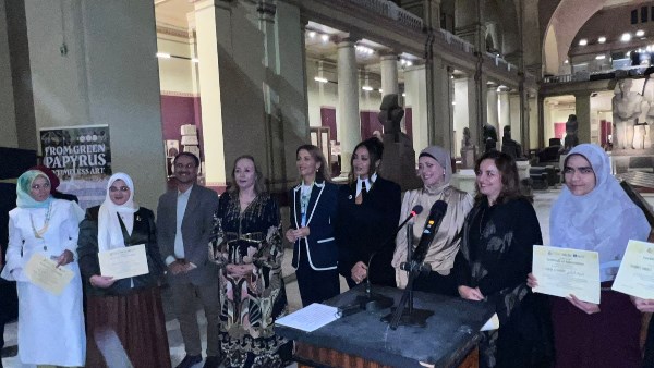 المعرض الفني الدولي "من البردي الأخضر إلى الفن الخالد" 