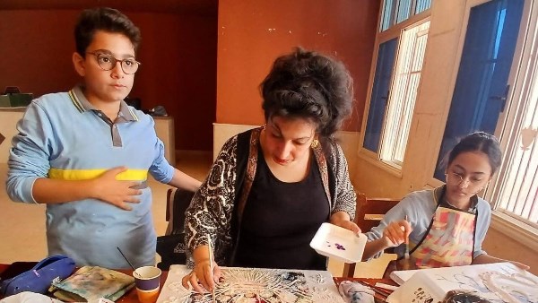الرسم بالمعجون.. ورشة رسم بمتحف سوهاج القومي الرسم بالمعجون.. ورشة رسم بمتحف سوهاج القومي