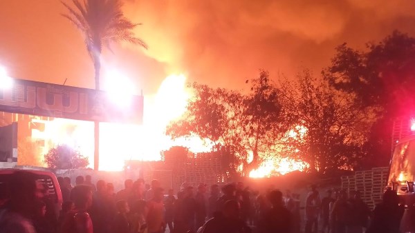 حريق مؤسسة الزكاة 