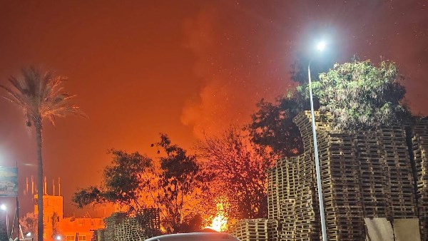 حريق مؤسسة الزكاة 