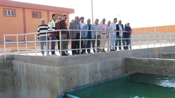 حصلت على المركز الأول| رئيس جهاز 6 أكتوبر يتفقد محطة المعالجة الغربية لمُتابعة كفاءة التشغيل