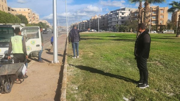 متابعة مكثفة لأعمال النظافة اليومية