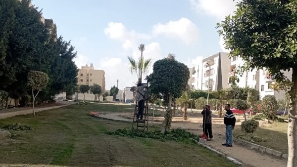جهود مكثفة لرفع كفاءة الحي الثالث بالقاهرة الجديدة  .. صور