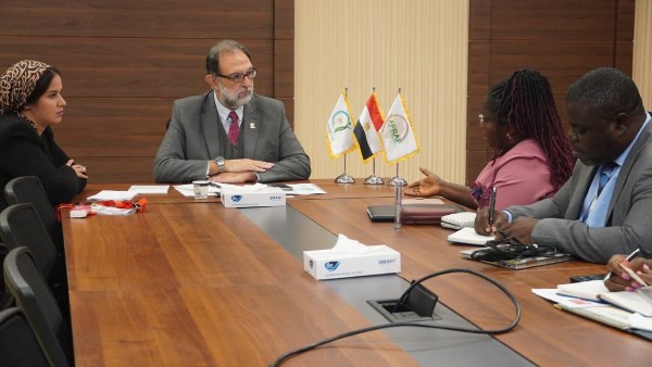 لقاء ثنائي بين رئيس هيئة سلامة الغذاء ونظيرته الليبيرية على هامش منتدى AFRAF بالقاهرة لقاء ثنائي بين رئيس هيئة سلامة الغذاء ونظيرته الليبيرية على هامش منتدى AFRAF بالقاهرة