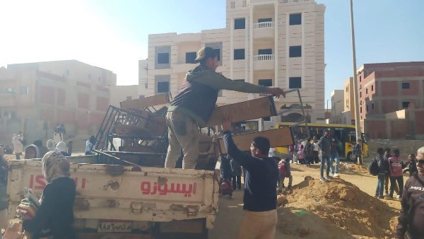 إزالة المخالفات بمدينة بدر 