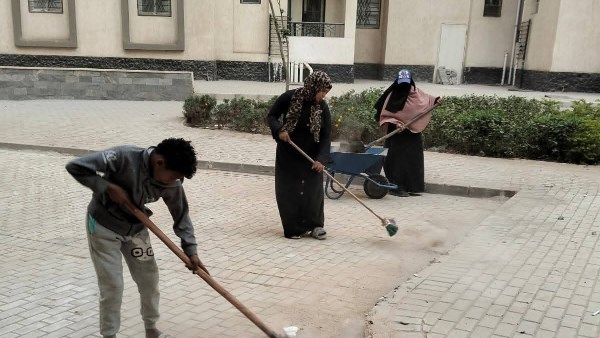 بناءً على تعليمات المهندس ياسر عبدالحليم رئيس جهاز مدينة حدائق أكتوبر، بتكثيف أعمال النظافة ورفع كفاءة منطقة فالي تاورز