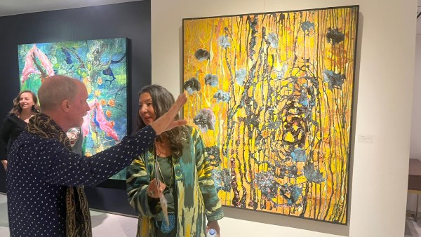  الفنانة التشكيلية العالمية بريت بطرس غالي