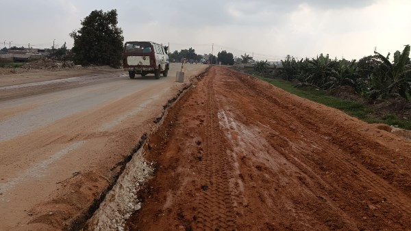  رصف طريق المريوطية