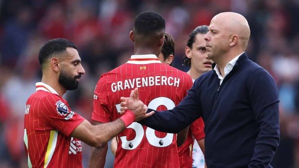 محمد صلاح مع آرني سلوت