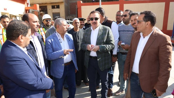 محافظ المنوفية يطلق شارة بدء التشغيل التجريبي لمشروع صرف صحي كمشيش بتلا باستثمارات 120مليون جنيه