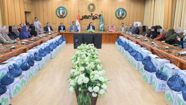 لقاء محافظ المنوفية 