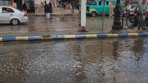 سقوط امطار في المنوفية 