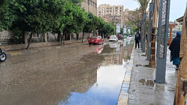 سقوط امطار في المنوفية 