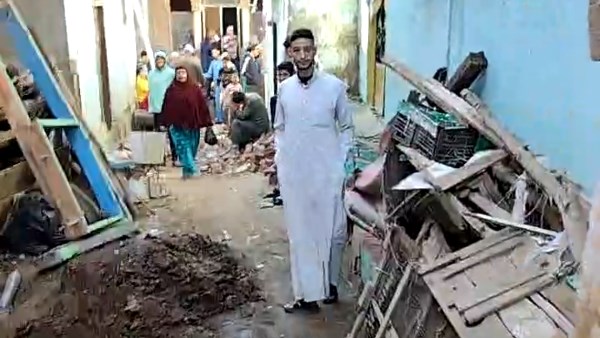 انهيار منازل في المنوفية 