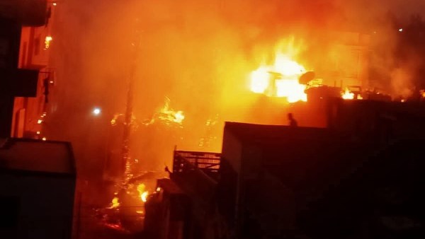 حريق في المنوفية 