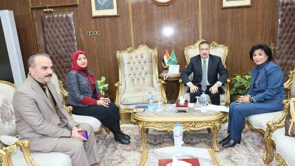 لقاء محافظ المنوفية 