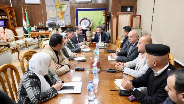 لقاء محافظ المنوفية 