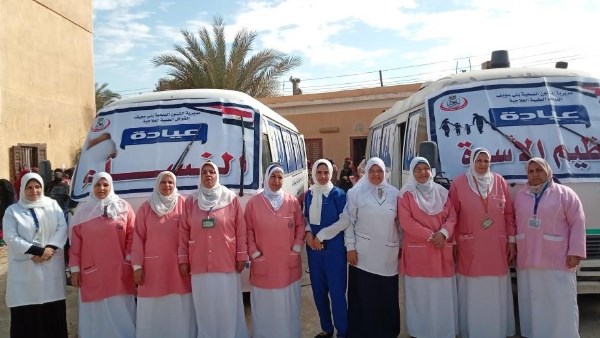 بني سويف.. الكشف على 3300 حالة في قافلة طبية مجانية بقرية مهدي الأخرم