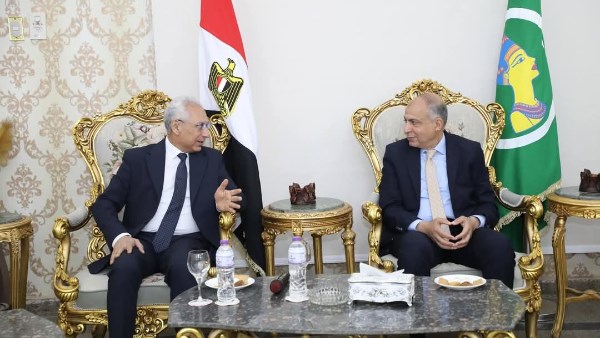 محافظ المنيا ورئيس الجامعة 