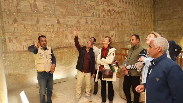 بعثة الاتحاد الأوروبي تزور المناطق الأثرية