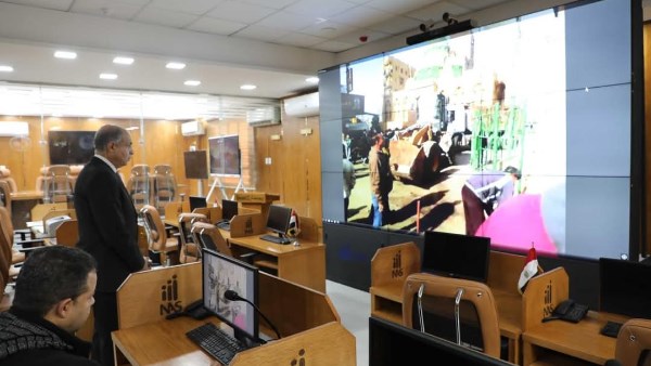 محافظ المنيا يتابع حملات إزالة الإشغالات بالمراكز التسعة ويوجه بالتصدي الحاسم للمخالفات