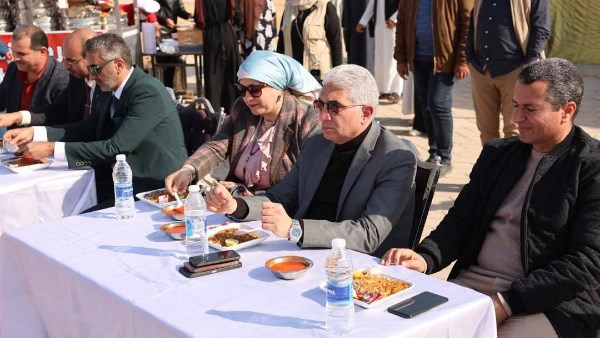 السكرتير العام خلال الاحتفال 